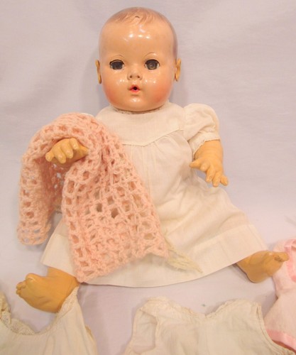 ANTIKES 30ER JAHRE DY DEE BABY PUPPEN SET #5302 IN OVP MIT ORIGIN (EZS002099) - Bild 5 von 12