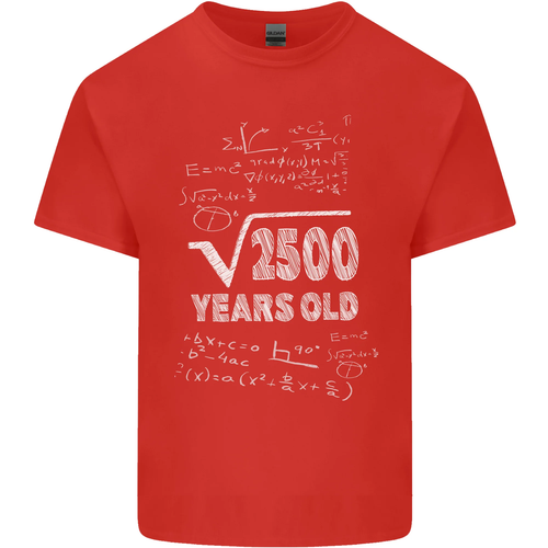 50th Birthday 50 Year Old Geek Funny Maths Mens Cotton T-Shirt Tee Top - Picture 70 of 90