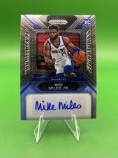 Mike Miles Jr. Auto RC 2023-24 Panini Prizm Sensational Signatures #SS-JR Mavs