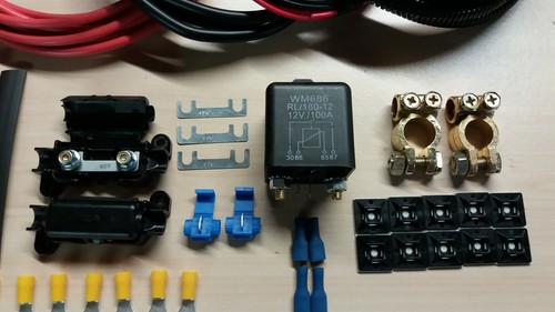 VW T4, T3 Transit Etc 100 Amp Leisure Battery Split Charge Relay Kit for Camper - Bild 2 von 6