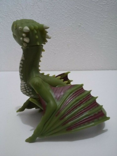 Game of Thrones Seven Kingdoms Vinyl Figures Young Viserion Dragon Green Titan  - Picture 5 of 12
