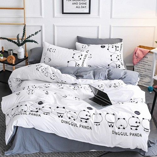 2024 New Soft Doona Duvet Quilt Cover Set Single Double Queen King Size Bedding - Picture 80 of 84