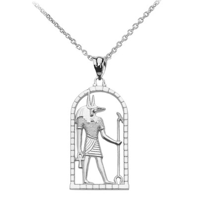 New 925 Sterling Silver Egyptian Pendant Charm Anubis PHARAOH Egypt Jewelry New 925 Sterling Silver Egyptian Pendant Charm Anubis PHARAOH Egypt Jewelry