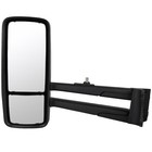 Black Door Mirror Power Heated w/Arm 2014-2019 For  Kenworth T680 T880 LH Side