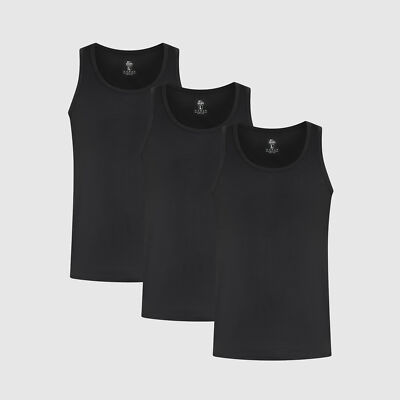 Smilodox Herren Unterhemden 3er Set - Unterhemden im Slim fit