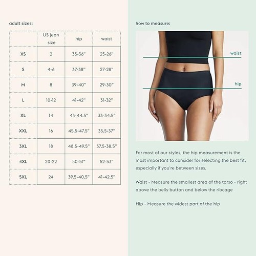 Icon By Thinx Speax High waist Women Underwear Bladder Moderate Leak Black - Picture 3 of 5