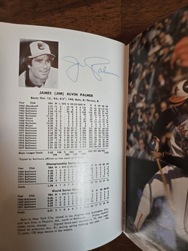 Vintage 1978 Baltimore Orioles Photo Album Signed Jim Palmer & Earl Weaver - Picture 6 of 10