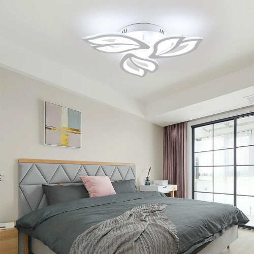 PLAFONIERA DA SOFFITTO STILE MODERNO 40W 6500K SOGGIORNO SALA DA PRANZO - Foto 4 di 10