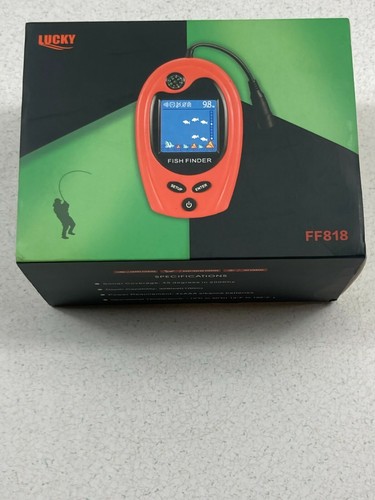 Lucky FF818 Portable Fish Finder w/Sounder Alarm. Fishfinder 100M Depth - Picture 5 of 7