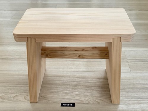 Sedia da bagno IKEGAWA L30 H25 cm sgabello in legno naturale Onsen hot spa cipresso HINOKI - Foto 14 di 24