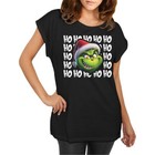 Damen Frauen T-Shirt Grinch Ho Ho Ho lustig witzig funshirt zu weihnachten
