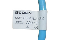 Colin NIPB Adult/Pediatric Cuff Hose A015ZZ 3.5M 11.5 Ft No. 1 Blue w/Ends