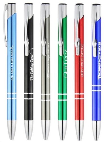 50 Personalised Laser Engraved Metal Promotional Pens Top Quality Pen ! - Picture 2 of 7