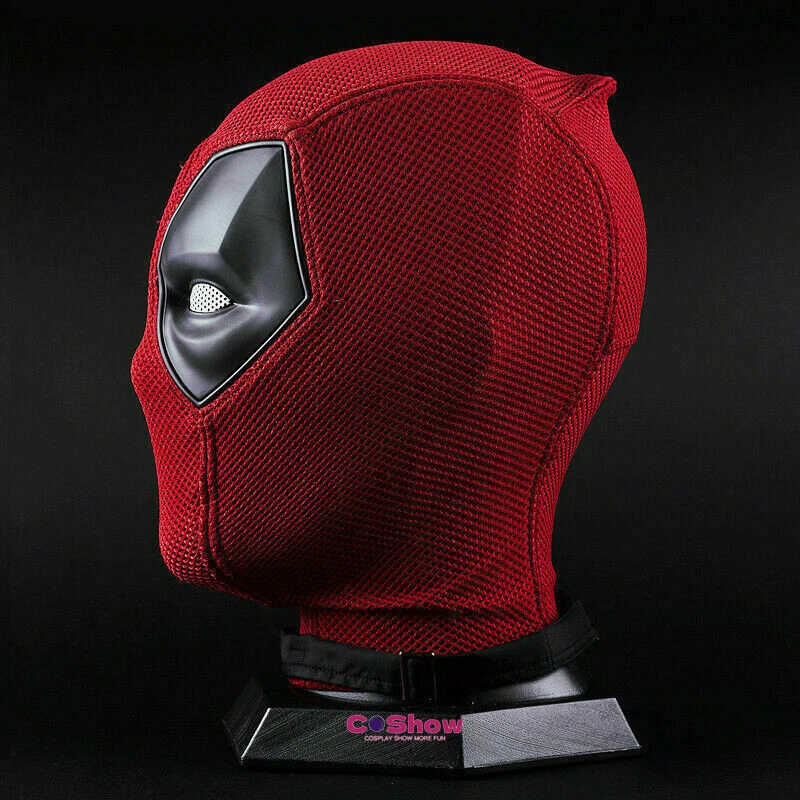 Movie Deadpool Full Face Mask Red Superhero Perspective Breathable Knitted Hat - Image 4 of 4
