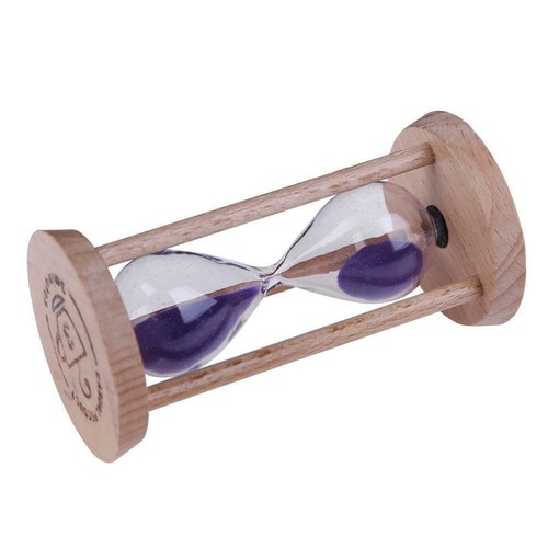 Sand Hourglass Timer 3 Minutes Egg Sandglass Timer Clock Home Decor Wooden Gift - Picture 11 of 23