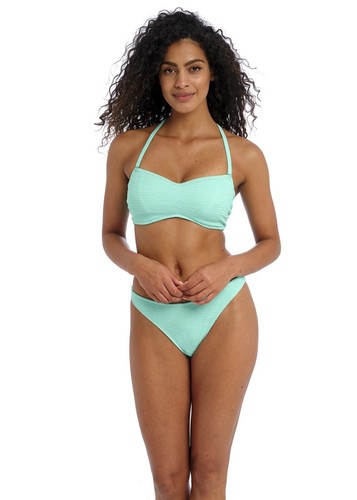 FREYA~IBIZA WAVE BANDEAU BIKINI SUJETADOR-JUEGO+PANTALÓN CLÁSICO-CONGELADO-VERDE MENTA-20381/87 - Imagen 7 de 9