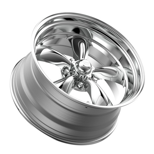 Set 4 American Racing Vintage VN515 Torq Thrust II 15x8 5x5 Polished Wheels - Picture 4 of 8