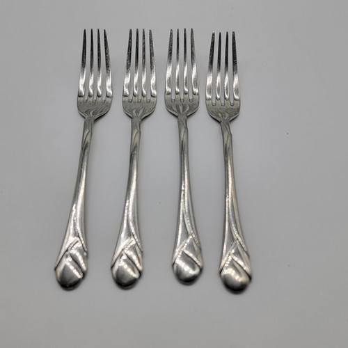 4 SPEISEGABELN Silberbesteck Mikasa SWEET PEA GERALD PATRICK Besteck *Spotting - Bild 2 von 14