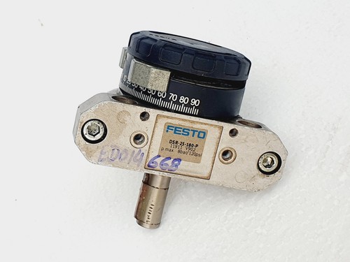 FESTO DSR-25-180-P 11911 Pneumatic Rotary Actuator Drive, 180°, Double Action - Picture 4 of 8