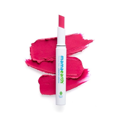 Rossetto Mamaearth Umidità Opaco Lunga Stay con Olio di Avocado (12 Sfumature) 2 Grammi - Foto 15 di 20