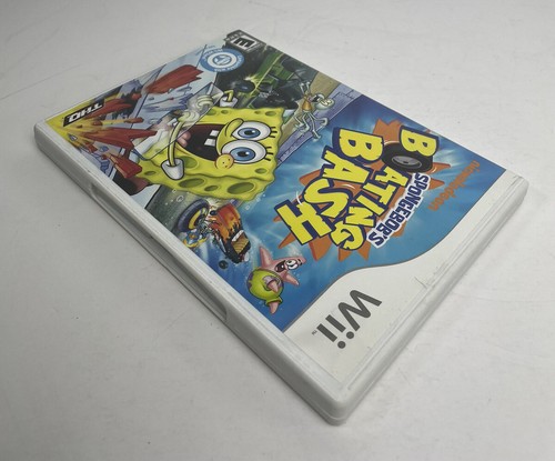 SpongeBob Boating Bash Game Nickelodeon Nintendo Wii Complete with Manual - Picture 4 of 5