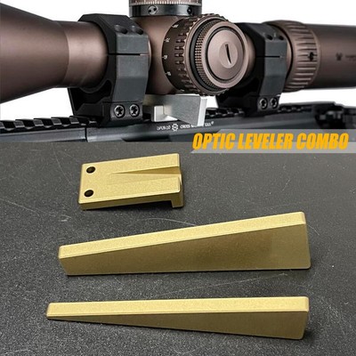 Metal 3pcs Optic Leveler Combo Scope Mounting Tool Kit Calibrator for Riflescope