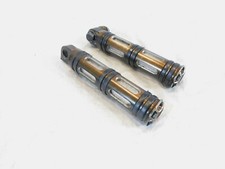 Harley Touring FXR Dyna Sportster & Softail Metal Ringed Footpegs Footrests