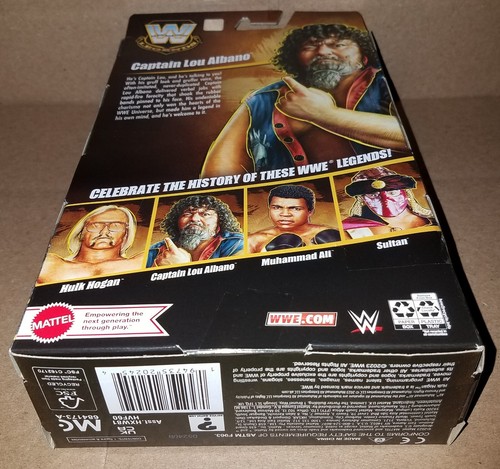 2024 WWE Elite Legends Series #22 CAPTAIN LOU ALBANO Target Exclusive NEW MISB! - Picture 6 of 7