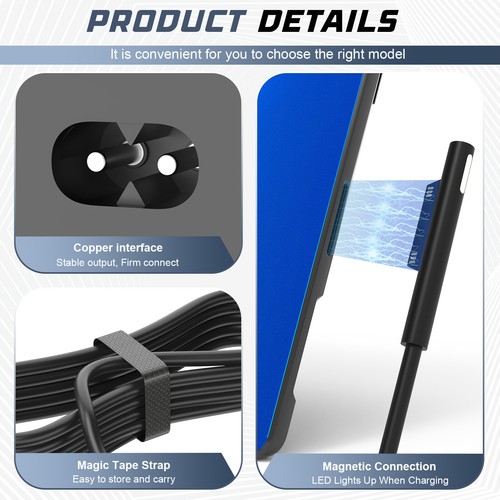 AC Adapter Charger for Microsoft Surface Pro 3/4/5/6/7/8/9/10/X Go Book Laptop - Picture 4 of 40