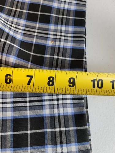 Louis Raphael Golf Men's 38 Black Plaid Shorts - Picture 8 of 8