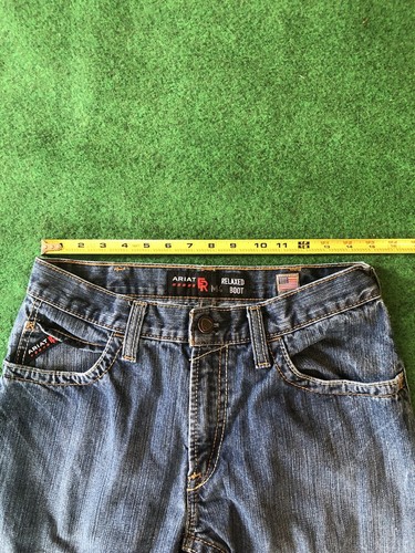 Ariat FR Jeans 31X36 Blue M4 Relaxed Boot Cut Fire Resistant Cat 2 2112 Western - 第 22/24 張圖片