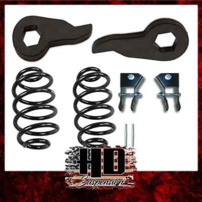 HD Suspension 2''-3'' Lowering Drop Torsion Keys Coils Shock Ext 2000-2006 Tahoe 