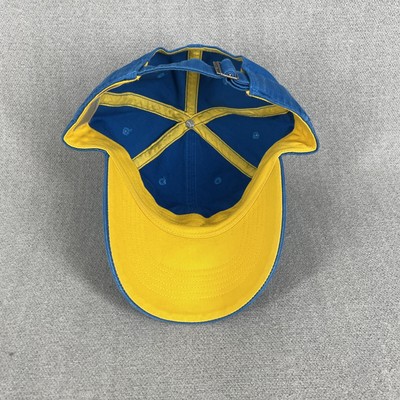 Y2K Nike Hat Blue Adjustable Strap Swoosh Spell Out Gray Tag  display picture 1