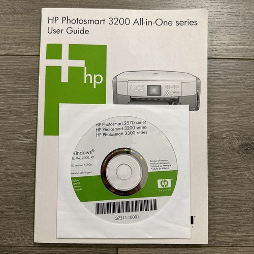 HP Printer Photosmart 3200 All-in-One Series User Guide with Install Disc - Picture 2 of 9
