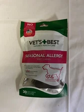 Vet's Best Seasonal Allergy Soft Chews for Dogs (30 Soft Chews)