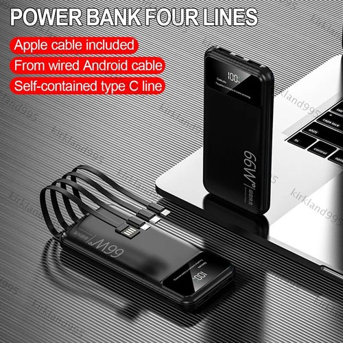 66W 10000mAh Power Bank Fast Charger 2 USB External Battery for Mobile Phones - Picture 2 of 9