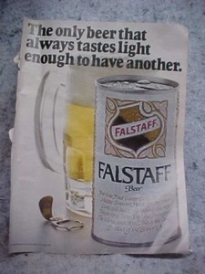 FALSTAFF BEER AD