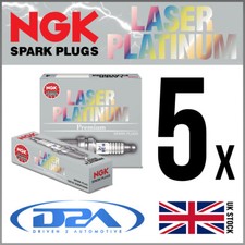 5x NGK PLFER7A8EG 94833 Laser Platinum Spark Plug