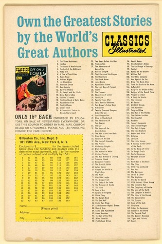 Classics Illustrated #46 (1965) - Robert Louis Stevenson - Kidnapped (HRN 167) - Picture 2 of 3