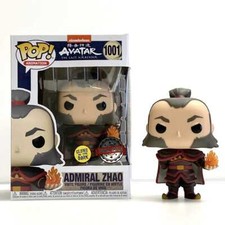 Avatar The Last Airbender Almirante Zhao con Bola de Fuego Resplandor Funko Pop exclusivo! #