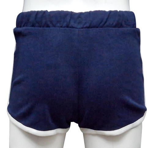 Pantalones Cortos Deportivos MARKS & SPENCER Niñas Azul Marino Blanco Verde Algodón Corbata 5-6 Años - Imagen 4 de 4