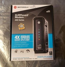 MOTOROLA Arris SurfBoard SB6121 DOCSIS 3.0 Cable Internet Wifi Modem 200 Series