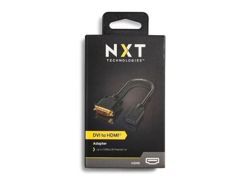 NXT Technologies 6 Zoll DVI auf HDMI Adapter, schwarz - Bild 4 von 5