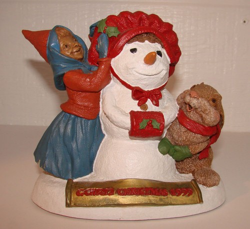 1999 Tom Clark Tim Wolfe CAIRN NAVIDAD Figura de resina Cairn Studios con historia  - Imagen 1 de 9