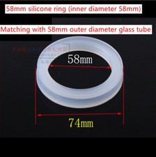 20PCS silicone  gel sealing o ring 58mm for solar water heater vacuum tube