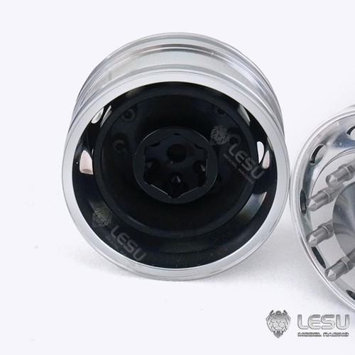 LESU Hexagon Brake Metal Front Wheel Hub For 1/14 Tamiye RC Truck Car Model Part - Picture 7 of 11