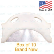 QwikStrip Finishing IPR Strips, Serrated, Curved, .05mm, Autoclavable - 10/Box