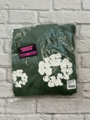 Denim Tears Green Authentic Cotton Wreath Hoodie - Different Sizes Available - Picture 2 of 3