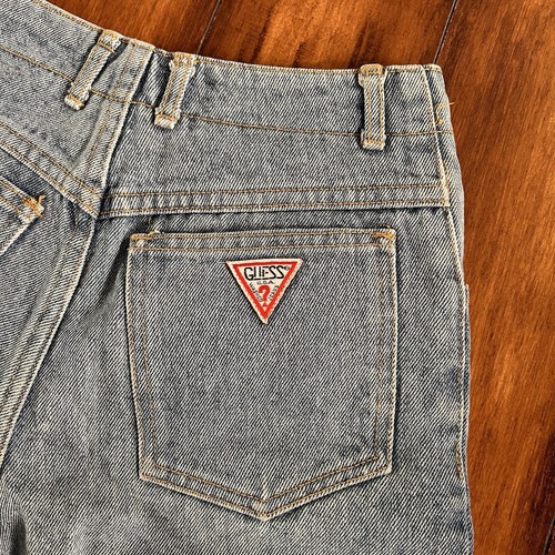 VTG Guess Jeans George Marciano High Rise Button-Fly Tapered 28 (fits 26x30) - Picture 11 of 11