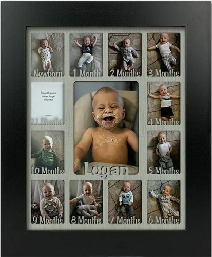 Baby First Year Personalized Frame - Holds Twelve 2.5" x 3.5" Newborn Photos - 第 115/156 張圖片